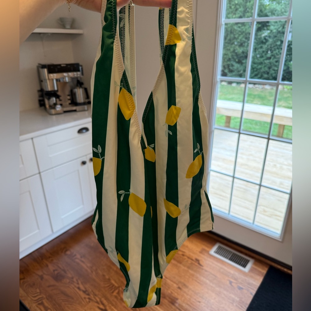 Solid And Striped Lemon One Piece - image 3